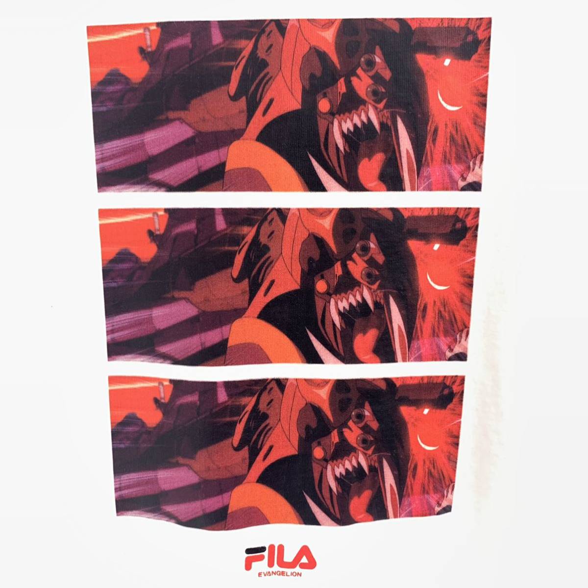 2020年モデル　現行品　FILA × RADIO EVA コラボEVANGELION GRAPHIC T-Shirt エヴァンゲリオン 2号機 Tシャツ フィラ × ラジオエヴァ_画像4