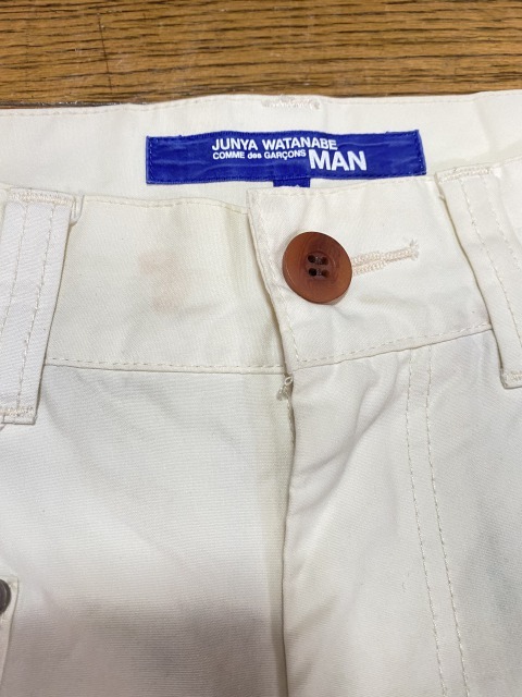 JUNYA WATANABE MAN COMME des GARCONS MAN ジュンヤ ワタナベ コムデギャルソン WI-P013 ハーフ ショートパンツ 日本製 XS BJBA.H