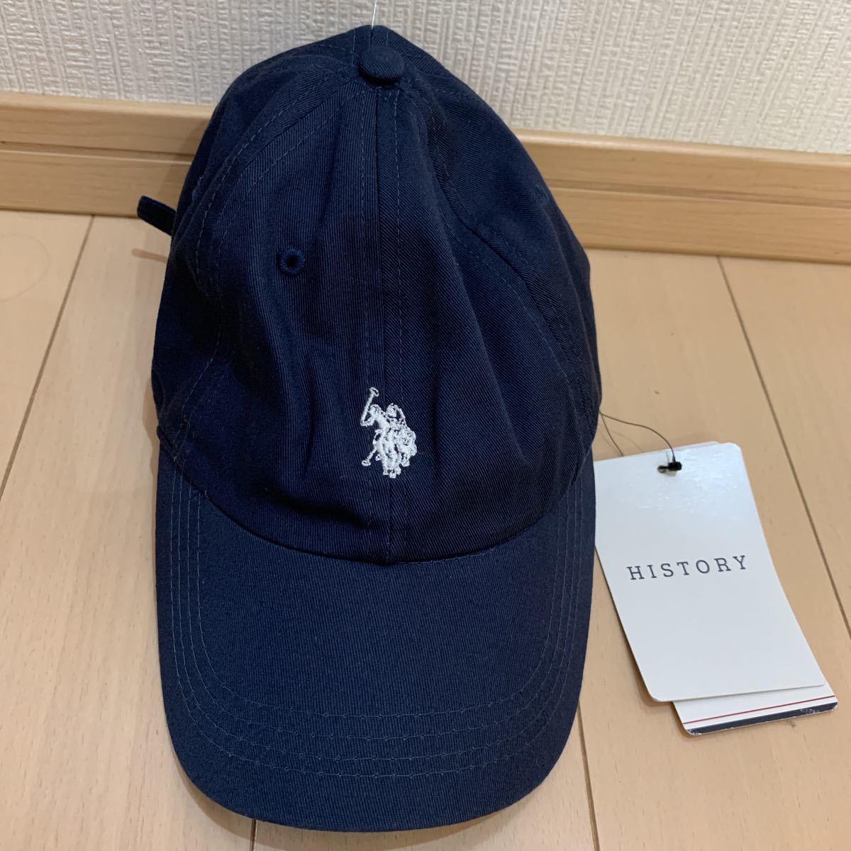 送料無料　未使用　US.POLO.ASSN ポロ アッスン キャップ　帽子 ネイビー　サイズ57-59㎝　メンズ_画像1