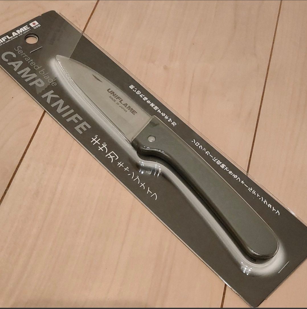 【新品・未使用】UNIFLAME ユニフレーム ギザ刃 キャンプナイフ 2個セット