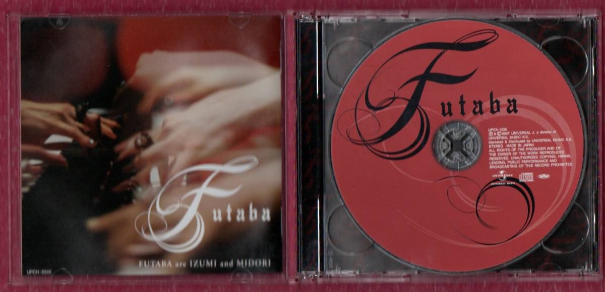 ∇ 女性 ピアノ 連弾デュオ FUTABA デビューアルバム 初回限定盤 DVD付 2枚組 CD/futaba/君は天然色 大瀧詠一_画像3