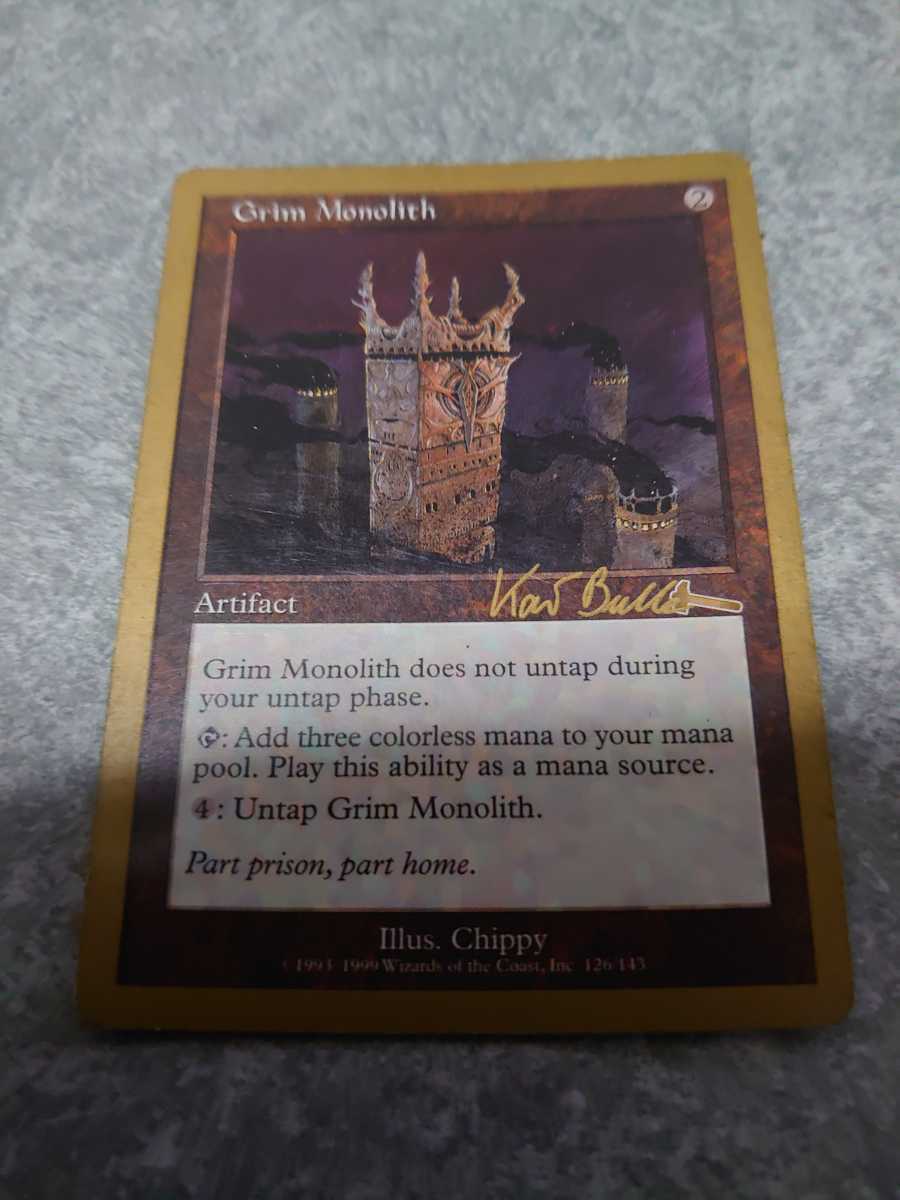 英語版 厳かなモノリス MTG 金枠 マジックザギャザリング Magic: The Gathering _画像1