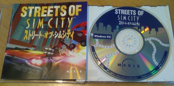 【匿名発送・追跡番号あり】　　STREETS OF Sim City 日本語版　ストリート　オブ　シムシティ_画像1