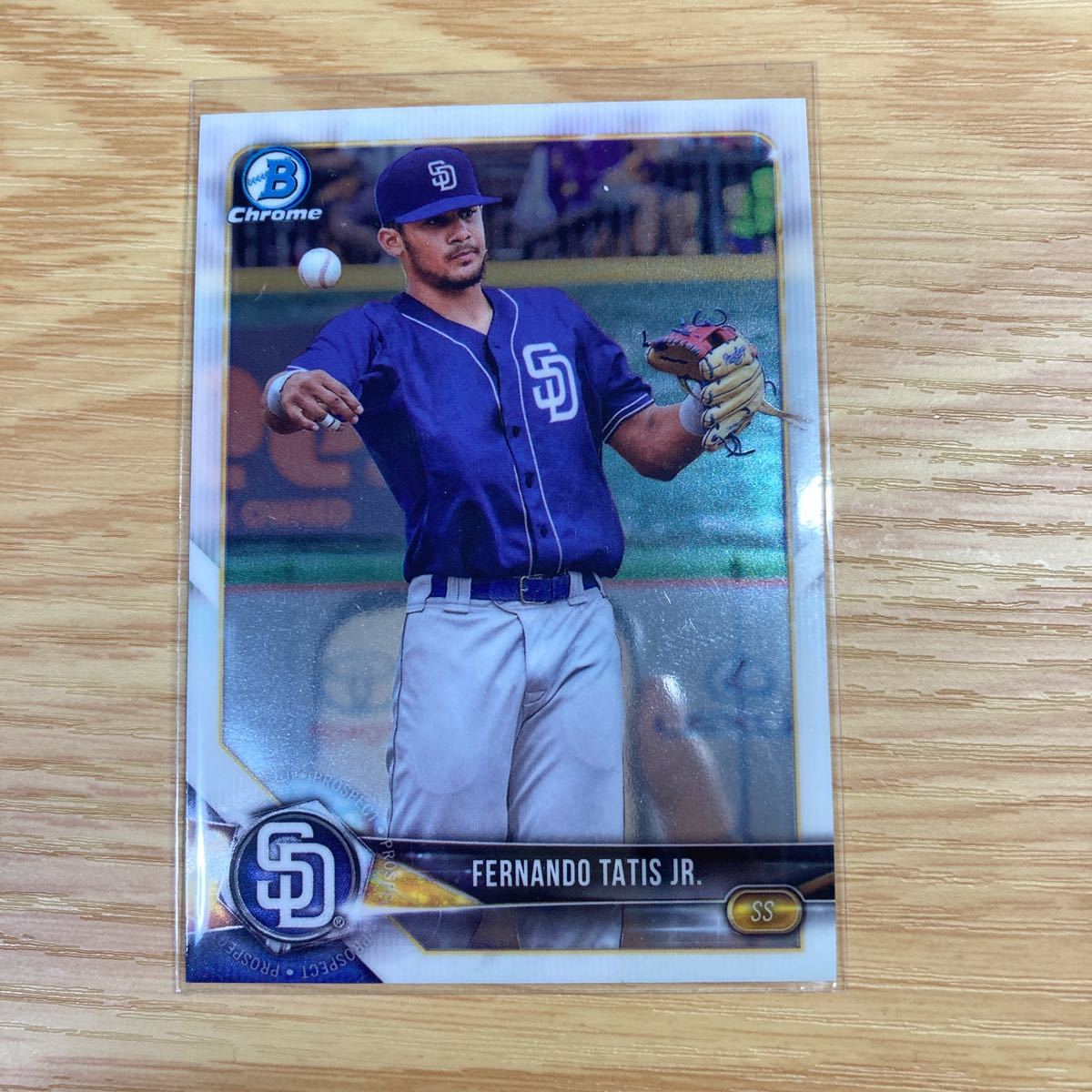 2018 Bowman Fernando Tatis Jr chromeカード_画像1