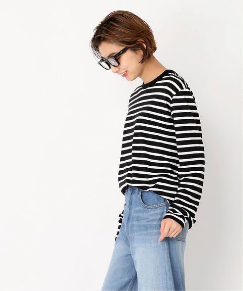 Deuxieme Classe COCO Stripe Tシャツ No5 ドゥーズィエムクラス ココ