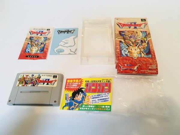 スーパーファミコン ドラゴンクエストVI　ソフト 箱あり 説明書あり family computer 中古