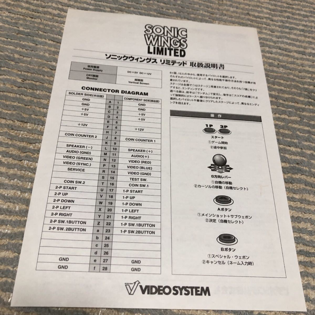 アーケード基板 ソニックウイングスリミテッド|Yahoo!フリマ アーケード基板 ソニックウイングスリミテッド|Yahoo!フリマ