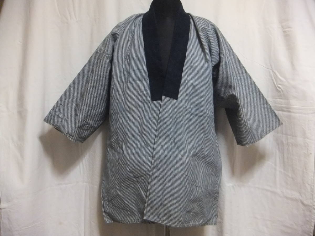 買い保障できる 戦前頃~昭和期 当時の未使用ストック品 法被 はっぴ 木綿 襟文字無 藍 半纏 ジャパンヴィンテージヒッコリーインディゴ★ 一般 買い保障できる 戦前頃~昭和期 当時の未使用ストック品 法被 はっぴ 木綿 襟文字無 藍 半纏 ジャパンヴィンテージヒッコリーインディゴ★ 一般