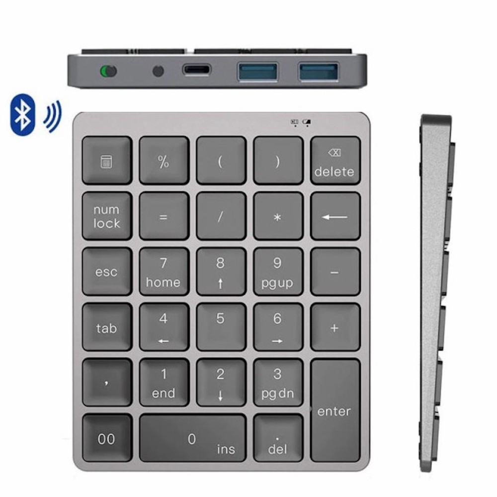 [ бесплатная доставка ] USB ступица имеется Bluetooth USB подключение 28 ключ цифровая клавиатура 