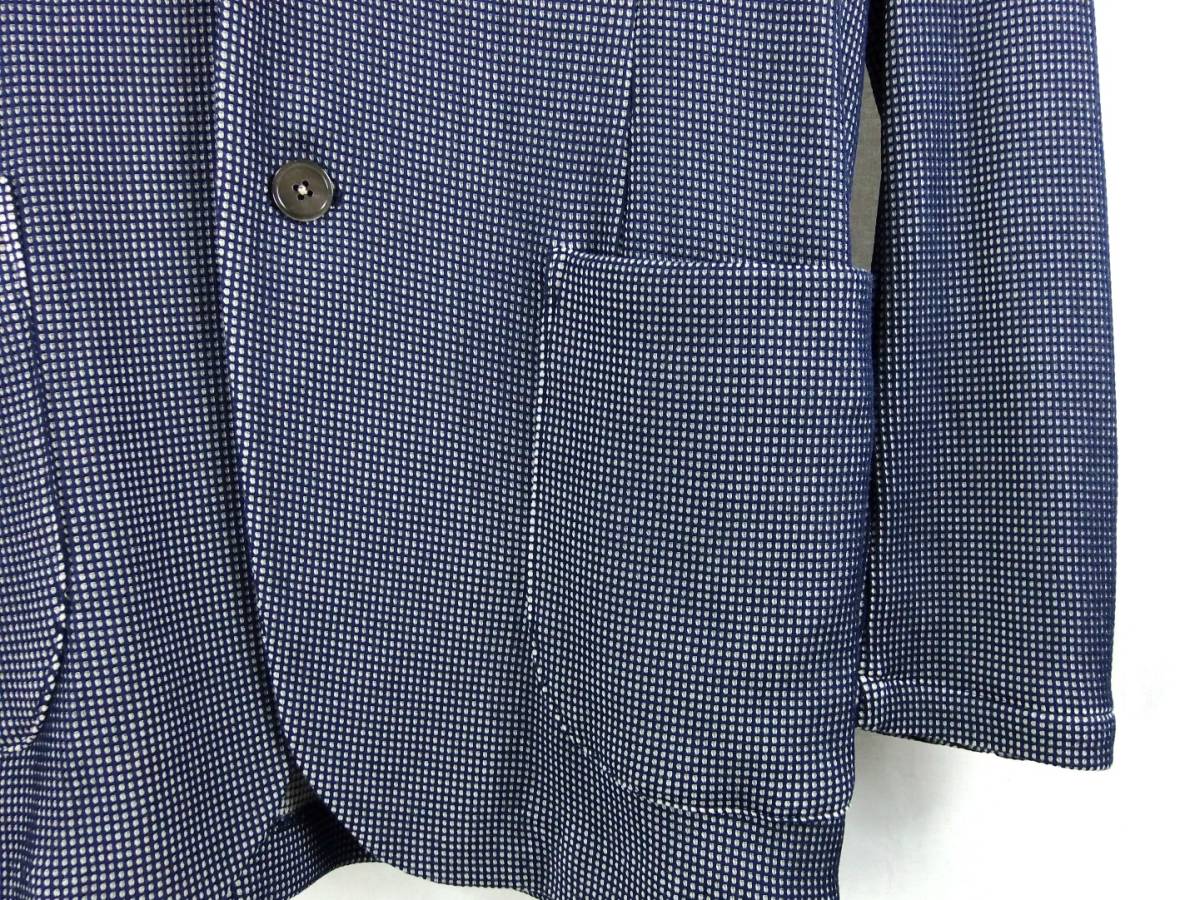 #RECENCY OF MINE Lee sensi.ob my n/ Abahouse / made in Japan / men's / blue / knitted jersey tailored jacket size 48