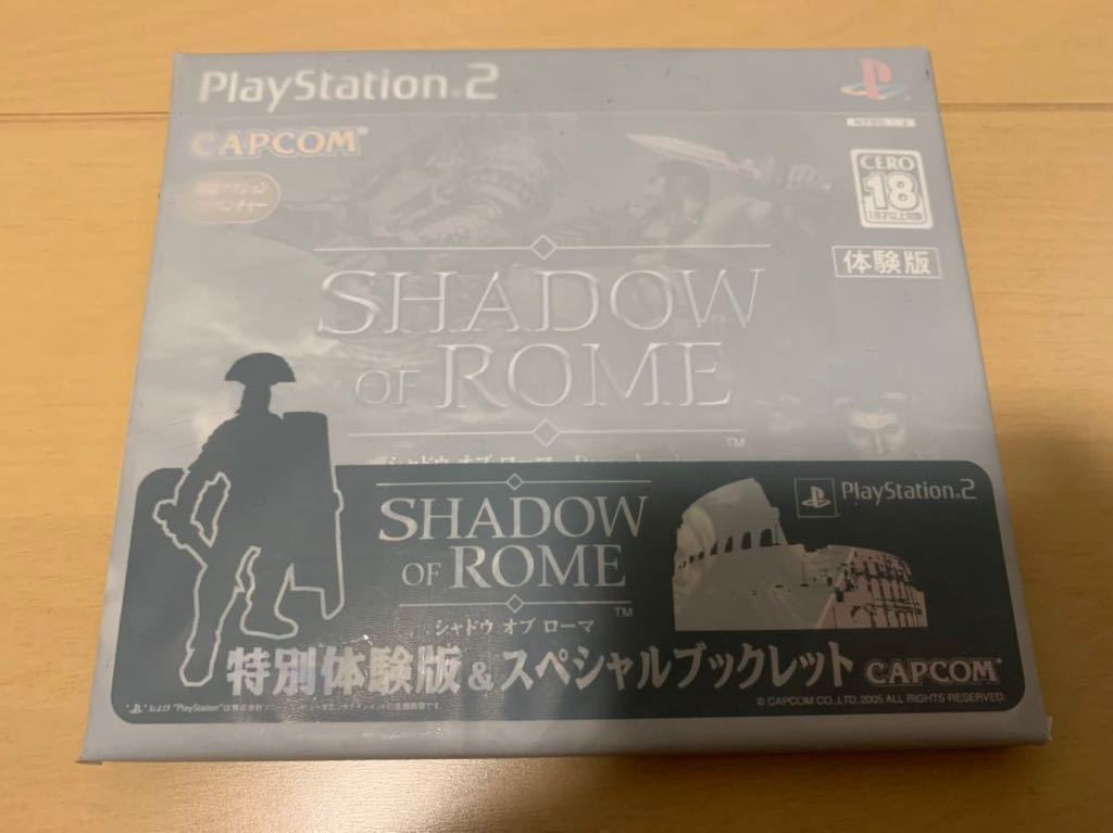 PS2体験版ソフト シャドウ オブ ローマ SHADOW OF ROME プレイステーション PlayStation DEMO DISC 非売品 カプコン CAPCOM ケース付き_画像2