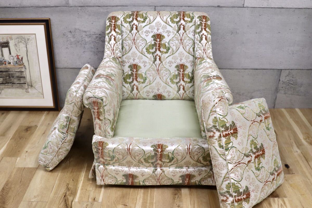 GMET183A○DREXEL HERITAGE / ドレクセルヘリテイジ Upholstery アップホルスタリー 1人掛けソファ シングルソファ 最高級 クラシック_画像8