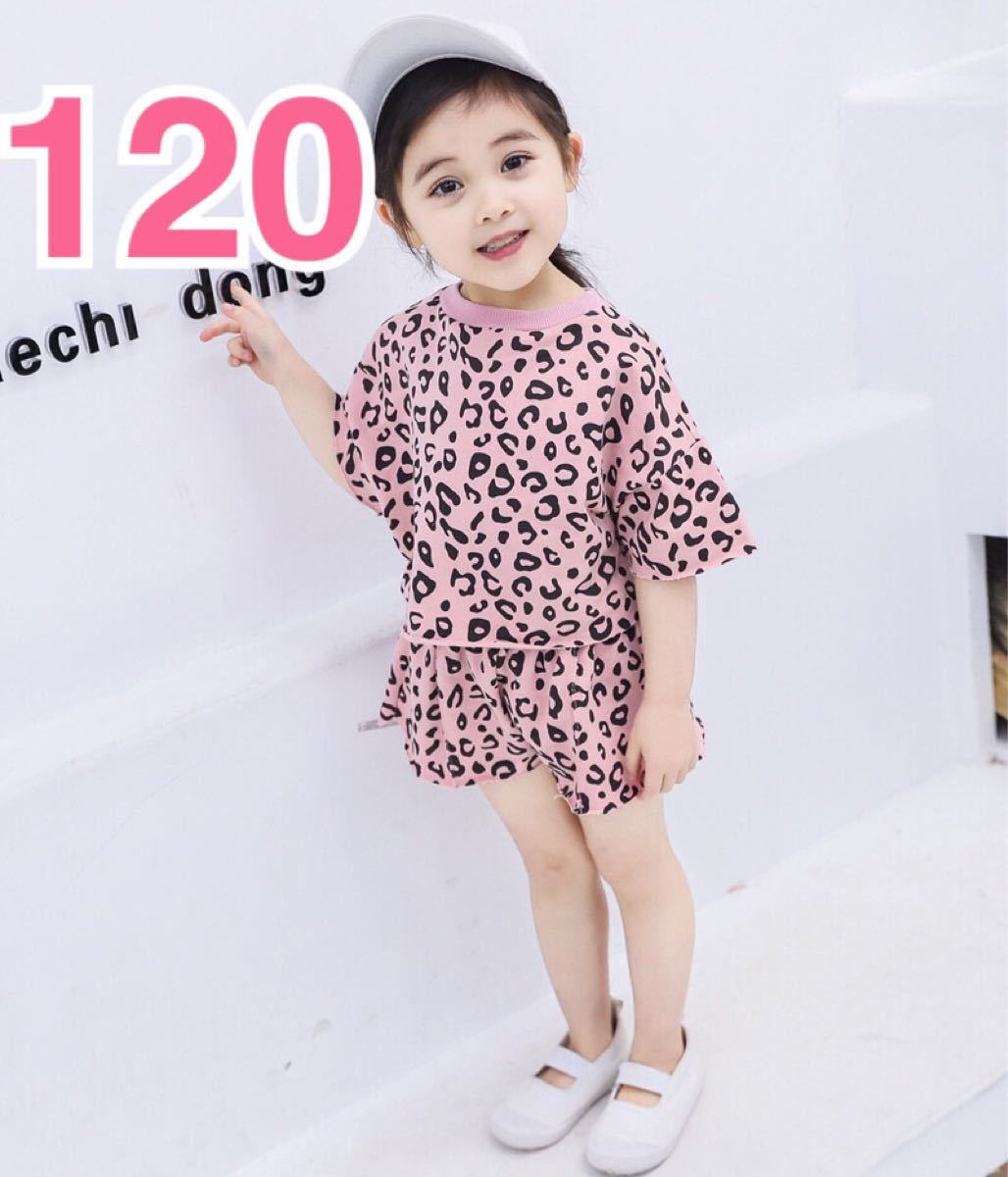 Paypayフリマ キッズセットアップ 可愛い女の子服 Tシャツ パンツ 上下セット ピンクヒョウ柄 Paypayフリマ キッズセットアップ 可愛い女の子服 Tシャツ パンツ 上下セット ピンクヒョウ柄