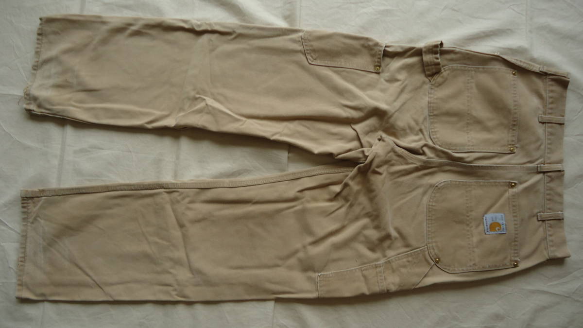 Carhartt Duck Double-Front Utility Work Pant 100 Years カーハートブラウン 32 x 34 カーハート ダブルフロント レターパックプラス