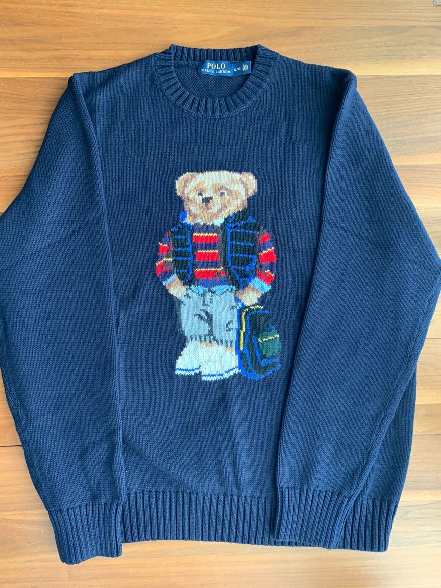 衝撃特価キッズ服(男の子用) 100cm~ポロラルフローレン ポロベア ニットセーター
