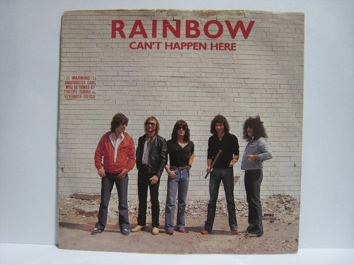 【7”】 RAINBOW / CAN'T HAPPEN HERE UK盤 レインボー キャント・ハプン・ヒア JOE LYNN TURNER_画像2