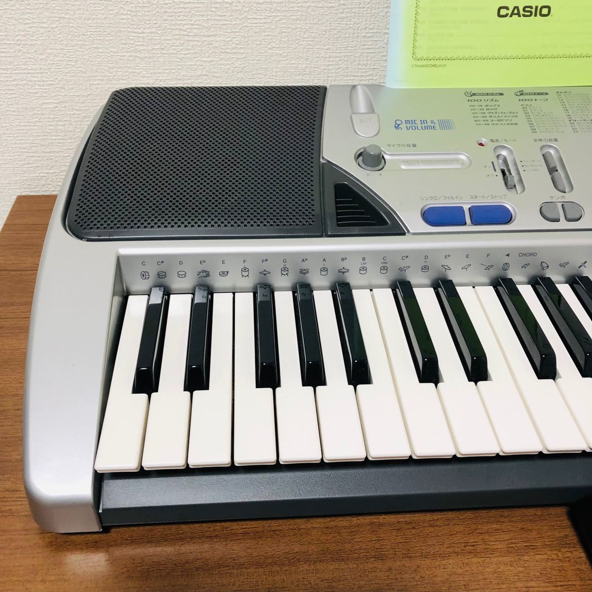 CASIO CTK-496 電子ピアノ