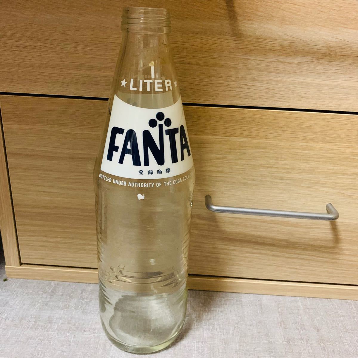 （最終お値下げ）ファンタジュース　空き瓶　ビンテージ瓶　レア　Fanta 昭和レトロ 空き瓶 ファンタ 当時物