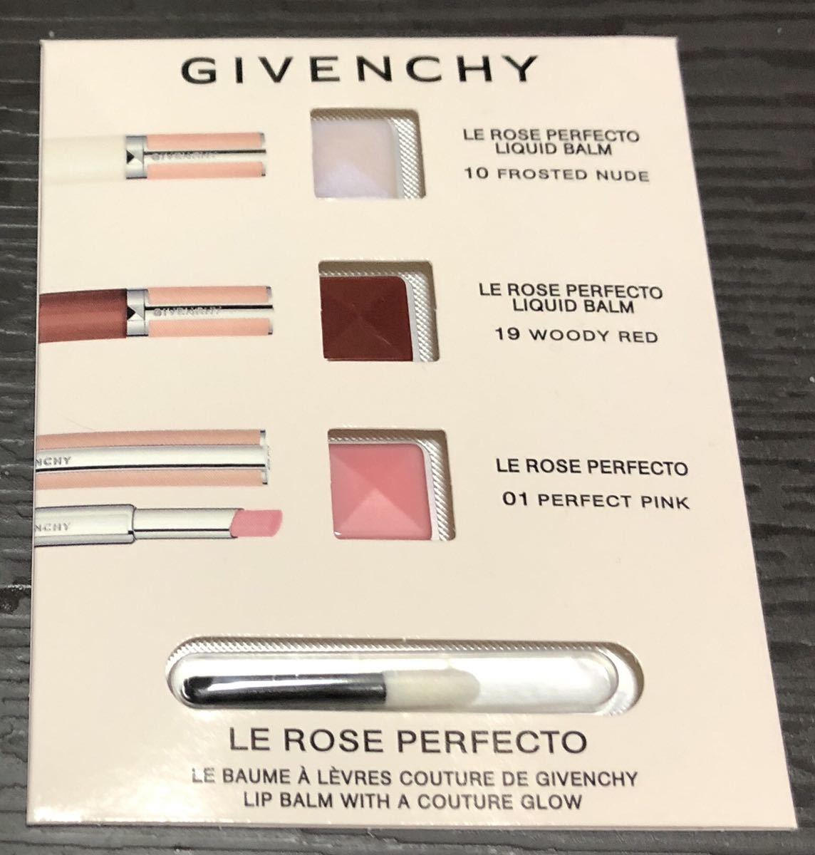 GIVENCHY* rose * Perfect ( lip bar m) liquid :10,19* bar m:01