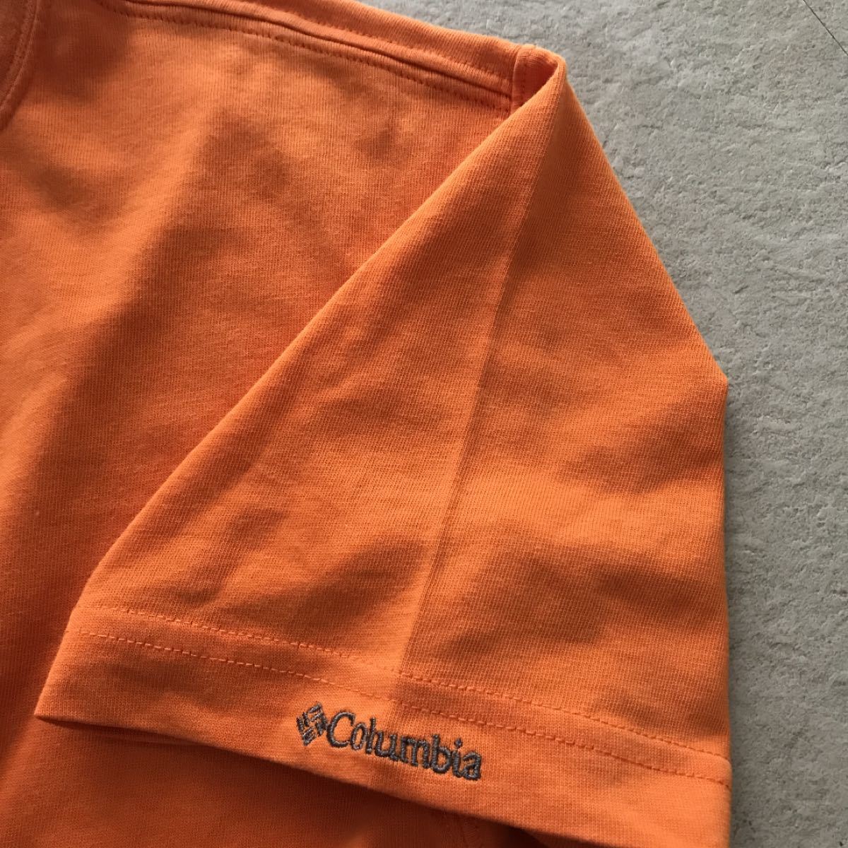 コロンビア　TITANIUM 半袖Tシャツ　メンズ　M オレンジ