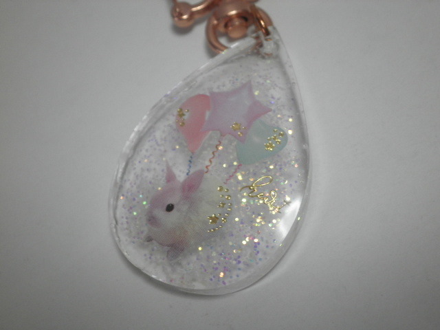 ヤフオク! - ハンドメイド・レジン ☆うさぎ(イラスト)☆ キーホルダー