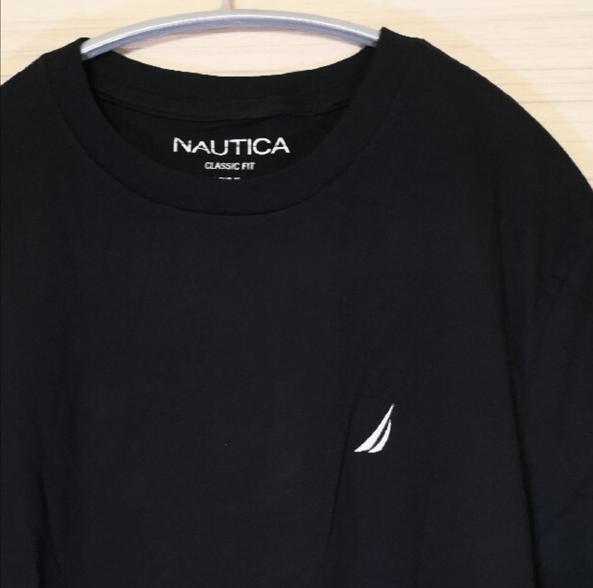 クリスマスファッション 【ノーティカ】NAUTIC Tシャツ 胸ロゴ ワンポイント バイカラー シンプル - ポロシャツ