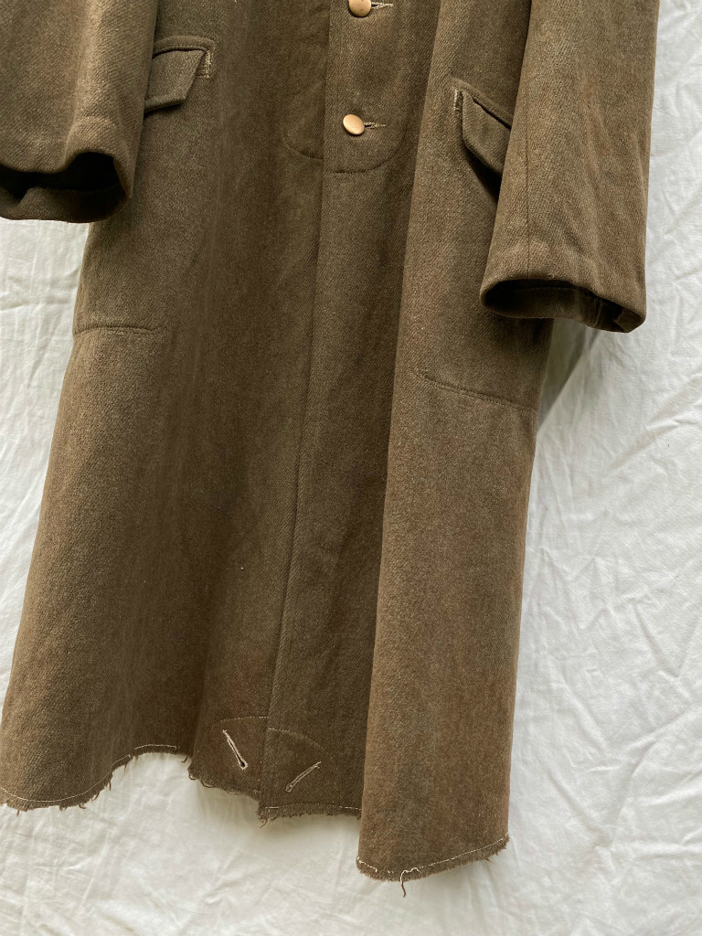 Yahoo!オークション   旧日本軍 陸軍 将校 ウール 外套 コート