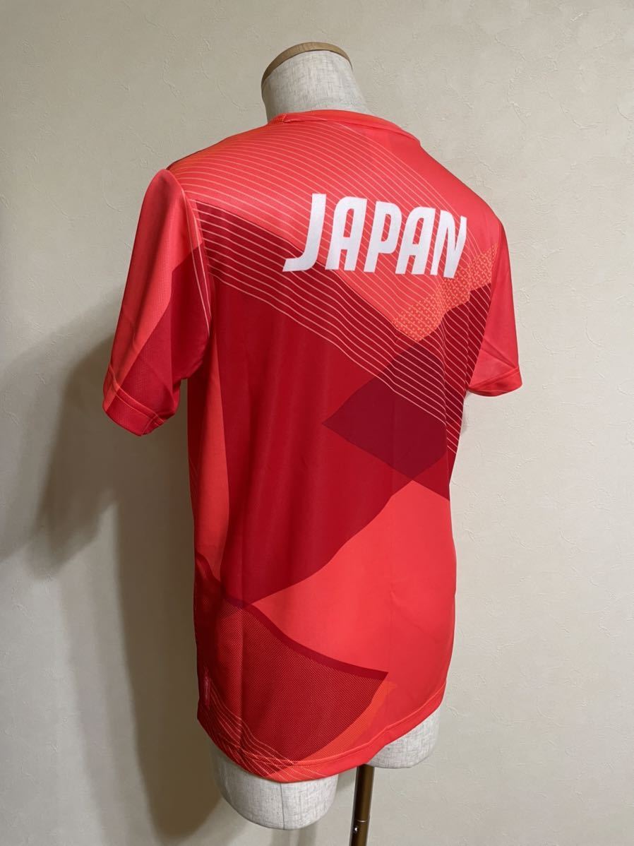 【新品】 asics JAPAN アシックス 東京オリンピック チーム ウェア TOKYO2020 JOC オフィシャル Tシャツ ユニフォーム サイズL 半袖の画像10