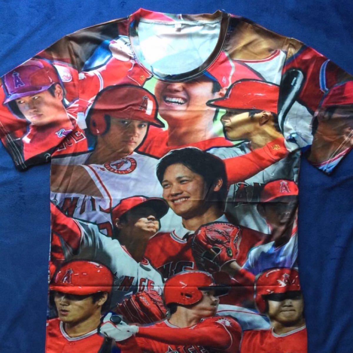 大谷翔平 オオタニサンだらけ Tシャツ