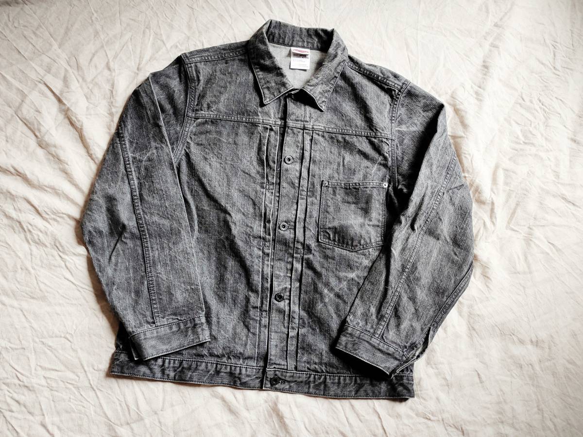 初期 レア master-piece マスターピース LEVI'S リーバイス 1st型 大戦モデル Gジャン デニム ジャケット 黒 ブラック M  ●8