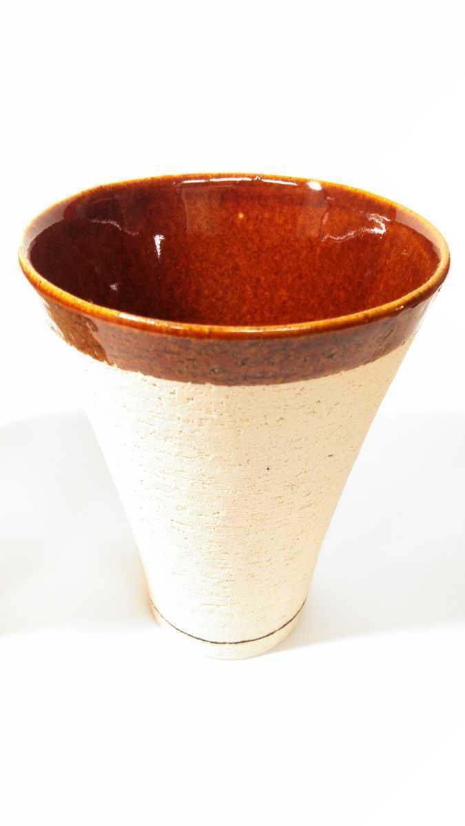 ブランカ　Kaguyahime 信楽焼　ペアカップ ビア　カップ　タンブラー　美品　陶器　（検索）　ビール　グラス　茶器　湯呑　お茶　コップ_画像10