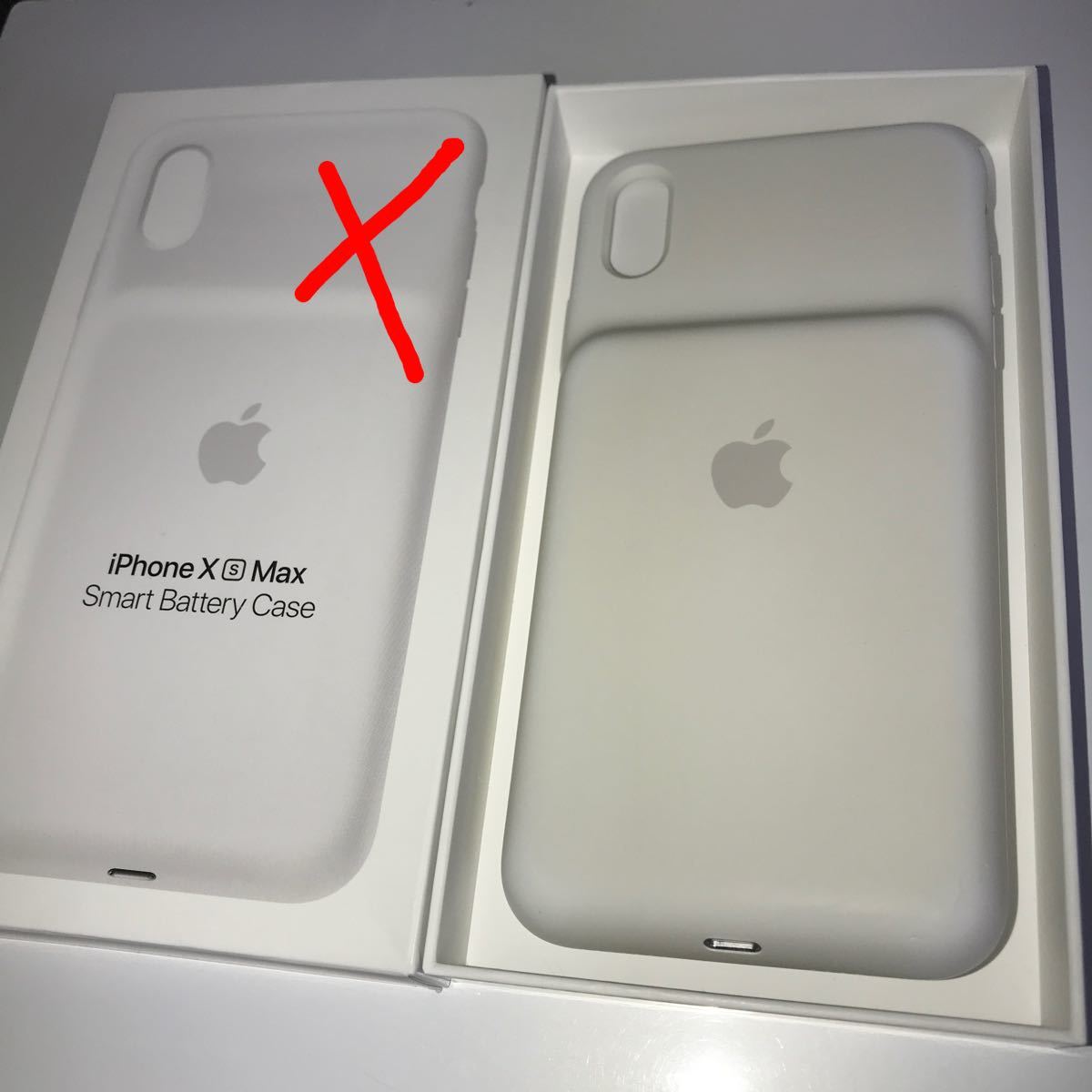 Apple 純正　iPhone XS Max スマートバッテリーケース　ホワイト　動作良好！　本体のみ　箱なし