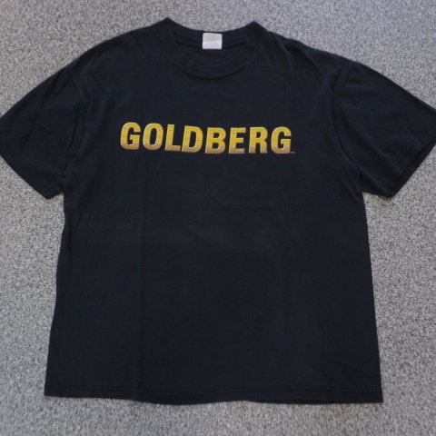 90s WCW GOLDBERG Who’s Next Tシャツ L ブラック ビルゴールドバーグ プロレス 格闘技 アメプロ WWE WWF ヴィンテージ_画像1