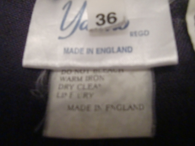 送料無料 イギリス製 1898年創業 Yarmo 麻 リネン100% ショート パンツ ハーフ ユーロ ワーク U.k 英国 国防省 ヤーモ MADE IN ENGLAND_画像3