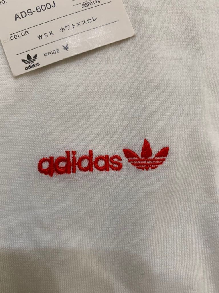  новый товар с биркой Adidas 80s Vintage неиспользуемый товар Kids короткий рукав футболка Logo вышивка 140 размер 