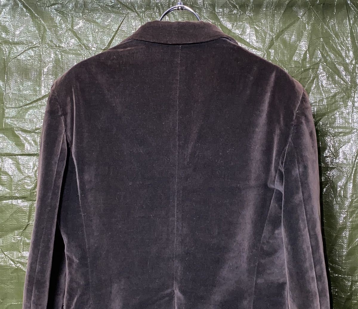 AW2006 MARTIN MARGIELA VINTAGE VELOUR TAILORED JACKET マルジェラ　ビンテージ　白タグ　ベロア　ジャケット_画像8