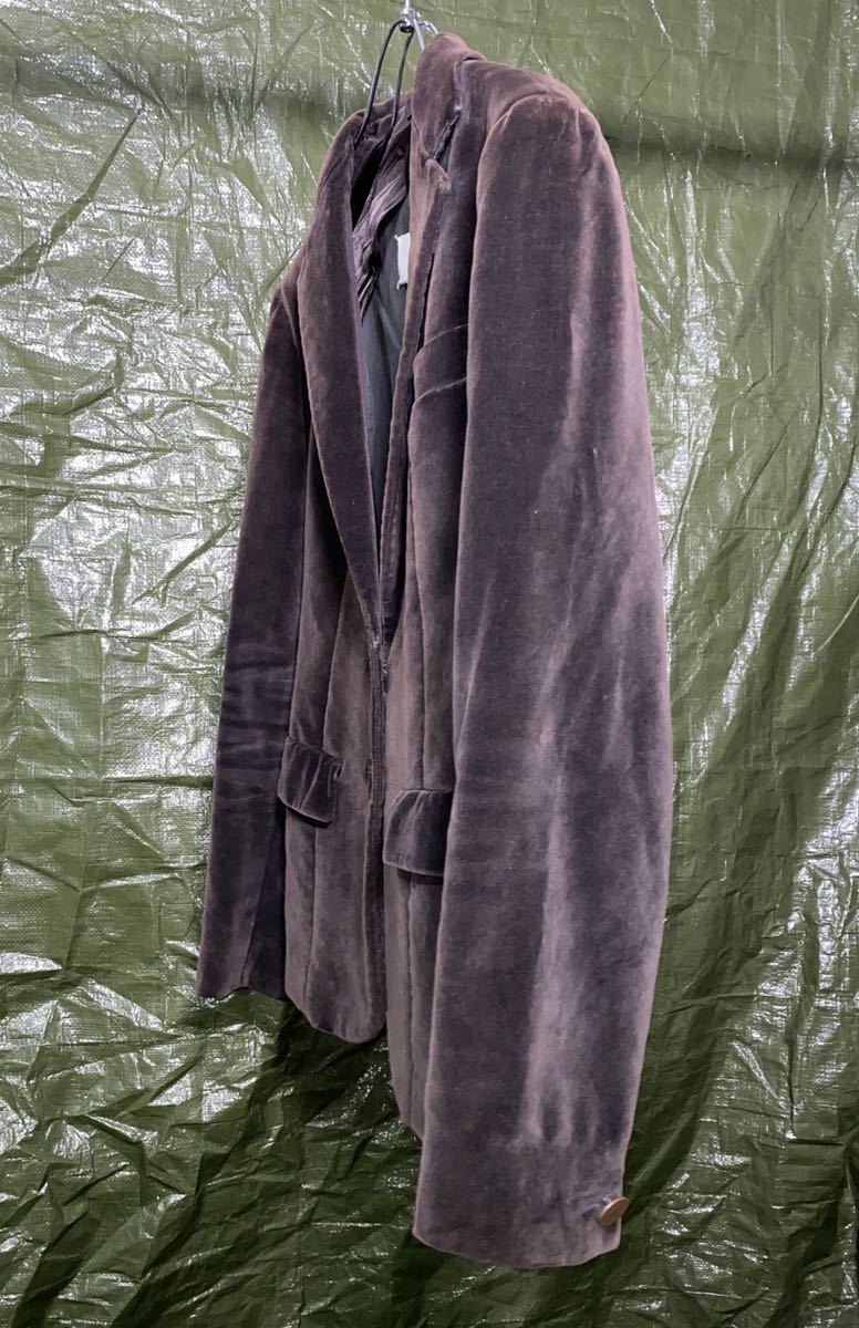 AW2006 MARTIN MARGIELA VINTAGE VELOUR TAILORED JACKET AW2006 MARTIN MARGIELA VINTAGE VELOUR TAILORED JACKET