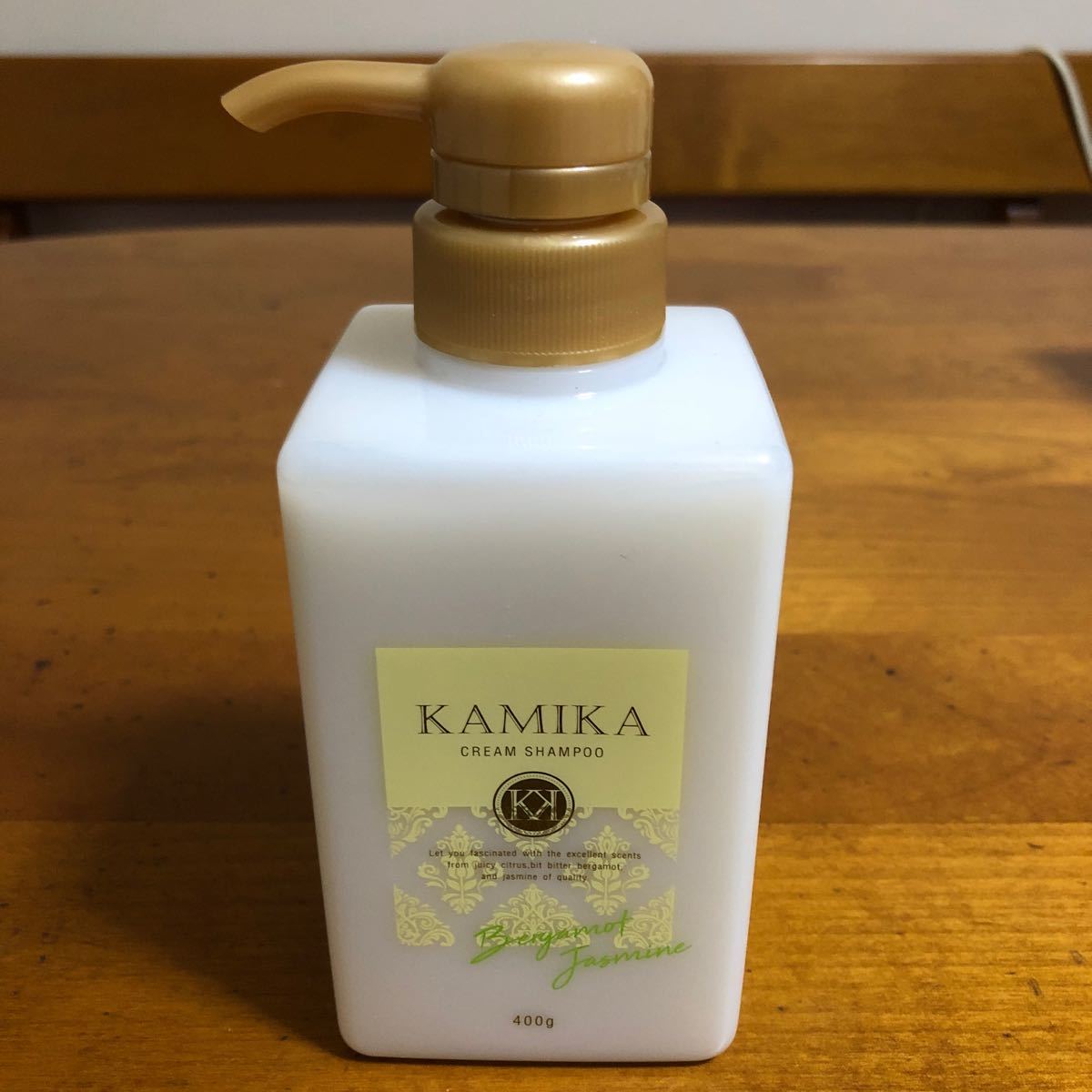 KAMIKA オールインワンクリームシャンプー 400g ベルガモットジャスミン