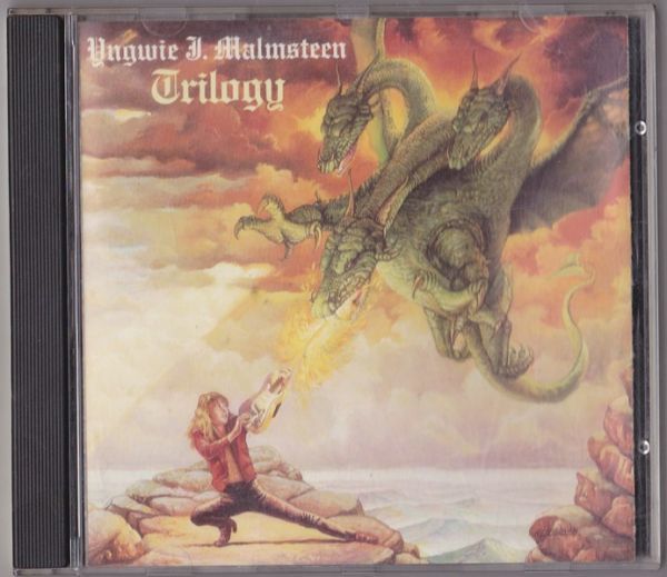 【輸入盤】Yngwie J. Malmsteen Trilogy US盤 1st CD 1986 831 073-2 Y-1の画像1