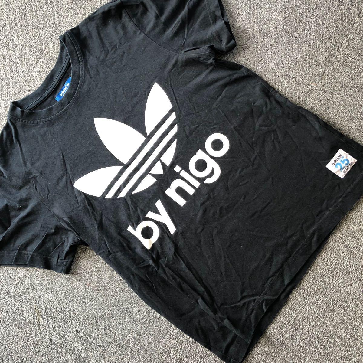 【レア古着】adidas25周年記念 nigo コラボT Lサイズ