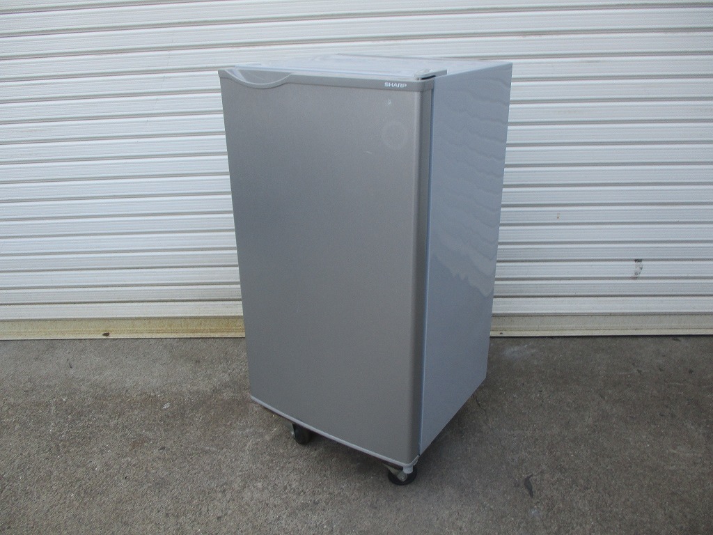 y1621-15　シャープ　冷凍冷蔵庫　75L　SJ-H8Y-S　2015年製　W475×D435×H840　店舗用品 中古 厨房 業務用品 冷凍冷蔵庫