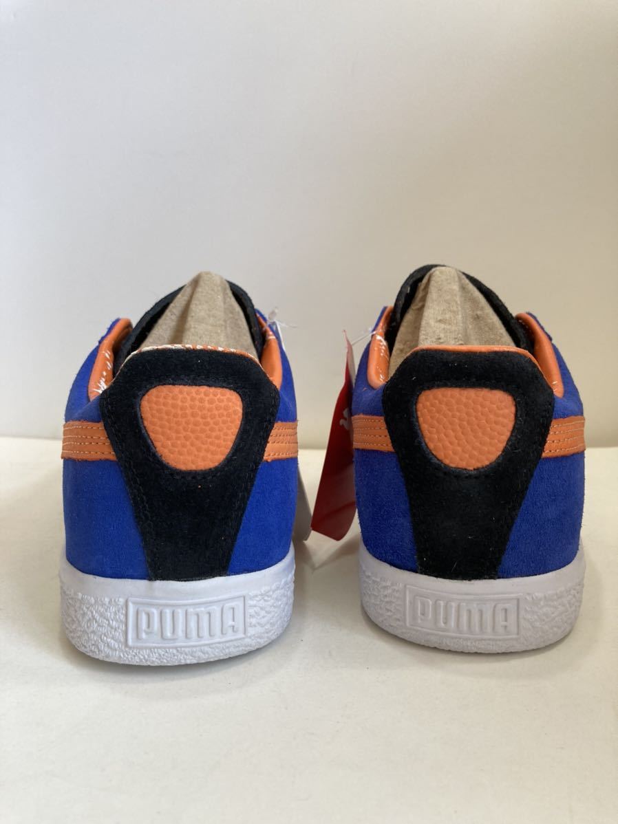 [ dead stock ]PUMA CLYDEk ride knicks color 26.5 centimeter suede suede suede Royal × orange niks