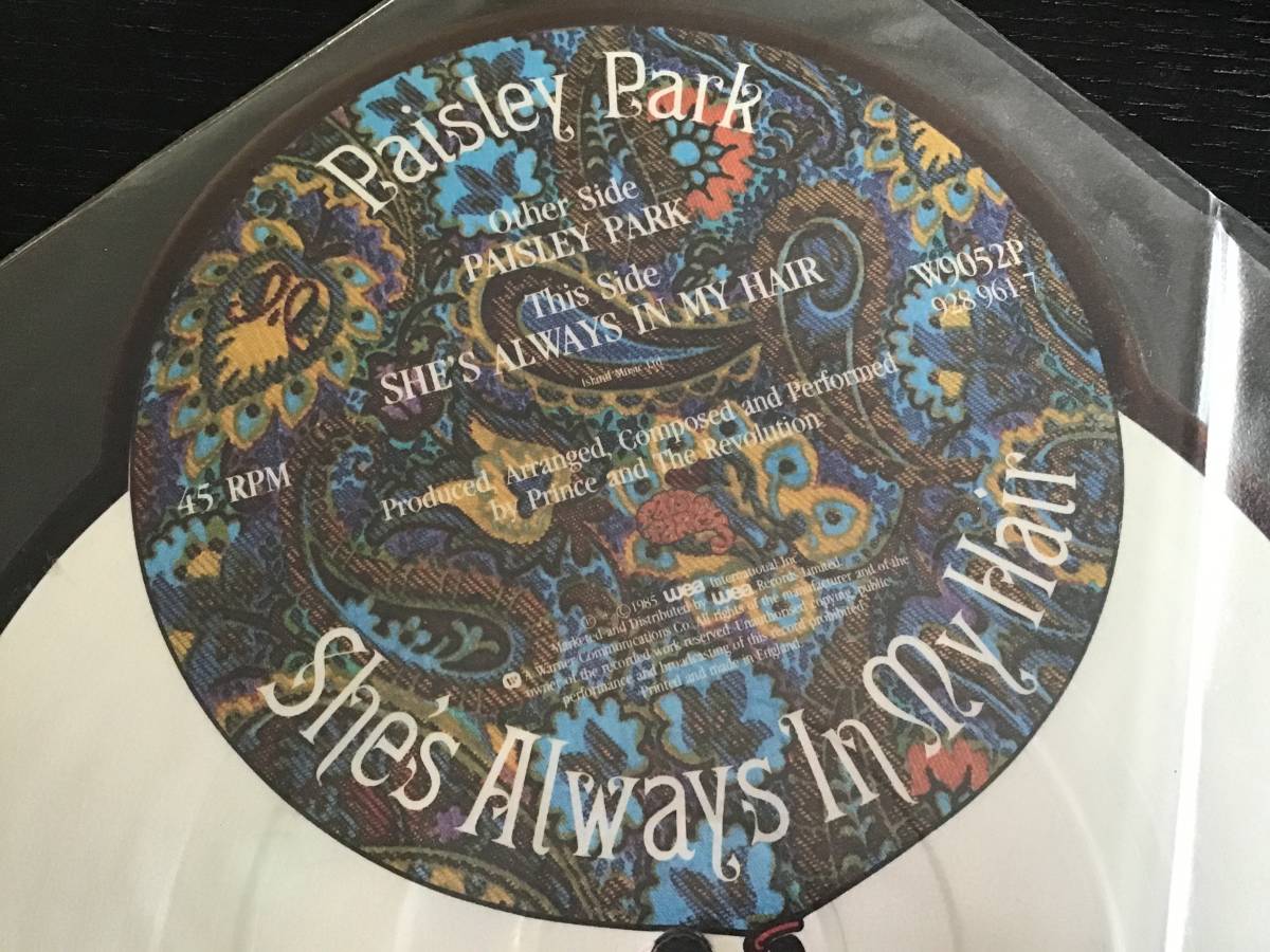 PRINCE & THE REVOLUTION PAISLEY PARK limited edition shaped disk プリンス 限定盤_画像2