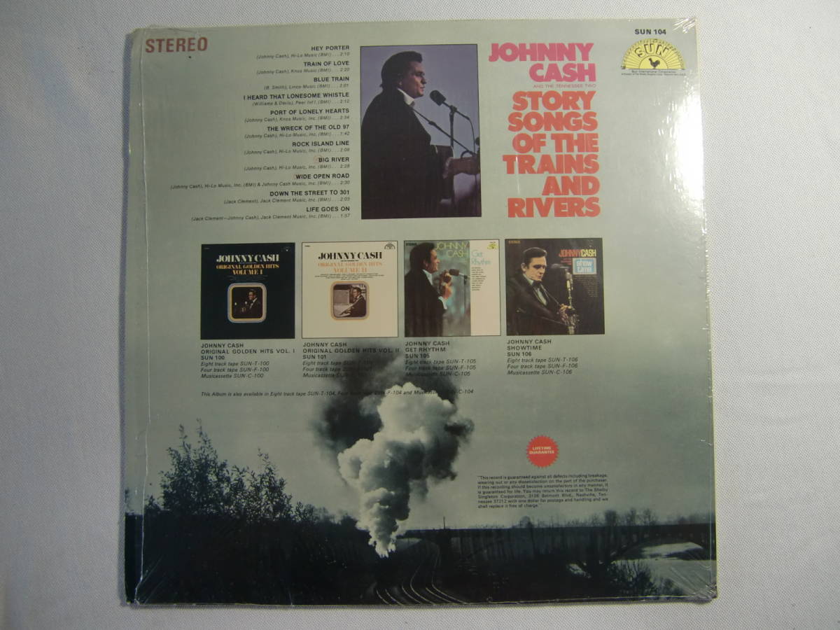 JOHNNY CASH 　 ジョニー・キャッシュ　/　Story Songs of the Trains and Rivers - Sun Records -_画像2