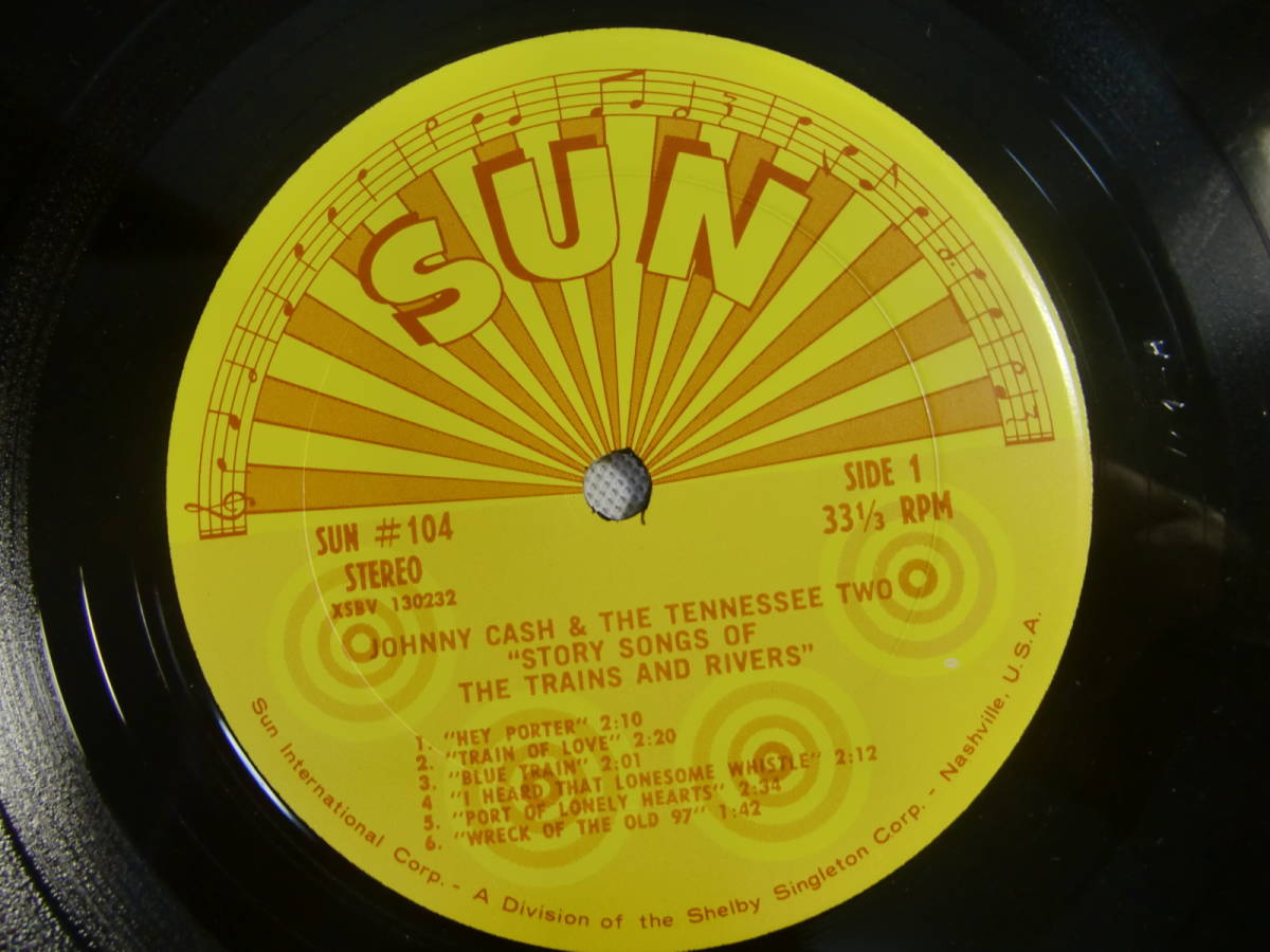 JOHNNY CASH 　 ジョニー・キャッシュ　/　Story Songs of the Trains and Rivers - Sun Records -_画像4