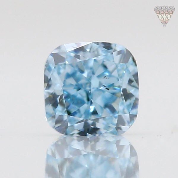 店舗良い ct 0.05 FANCY FEDERATION. EXCHANGE DIAMOND ルース ダイヤモンド 天然 GIA CUSHION BLUE GREEN INTENSE ダイヤモンド