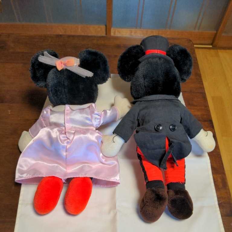 ★東京ディズニーランド★ ミッキー&ミニー ぬいぐるみ ペア 長期自宅保管品_画像4