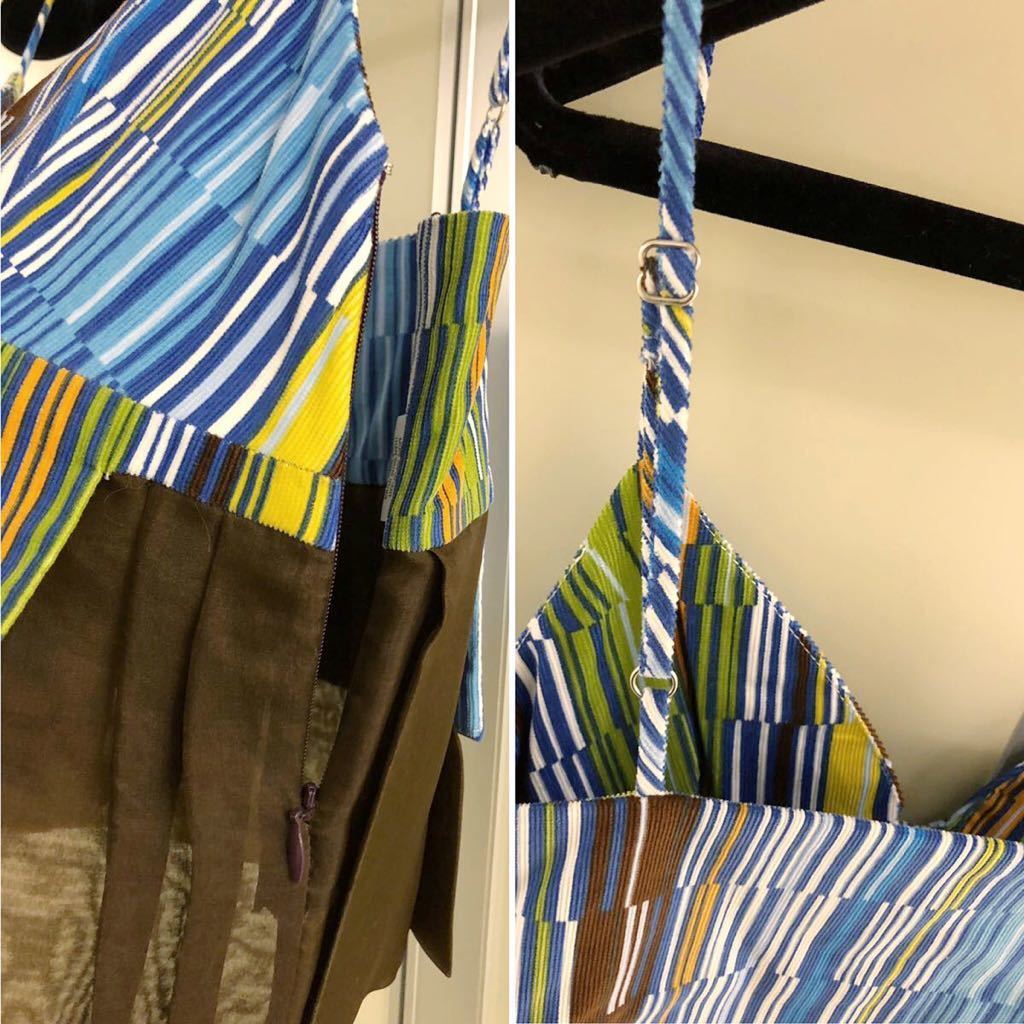 COLLINA STRADA】コリーナ ストラダ マルチカラー コーデュロイ×brown