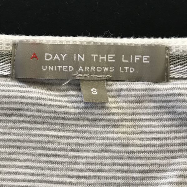 送料込★A DAY IN THE LIFE★ユナイテッドアローズ/重ね着風/半袖Tシャツ【メンズS/白/ホワイト】半袖カットソー◆BF660_画像5