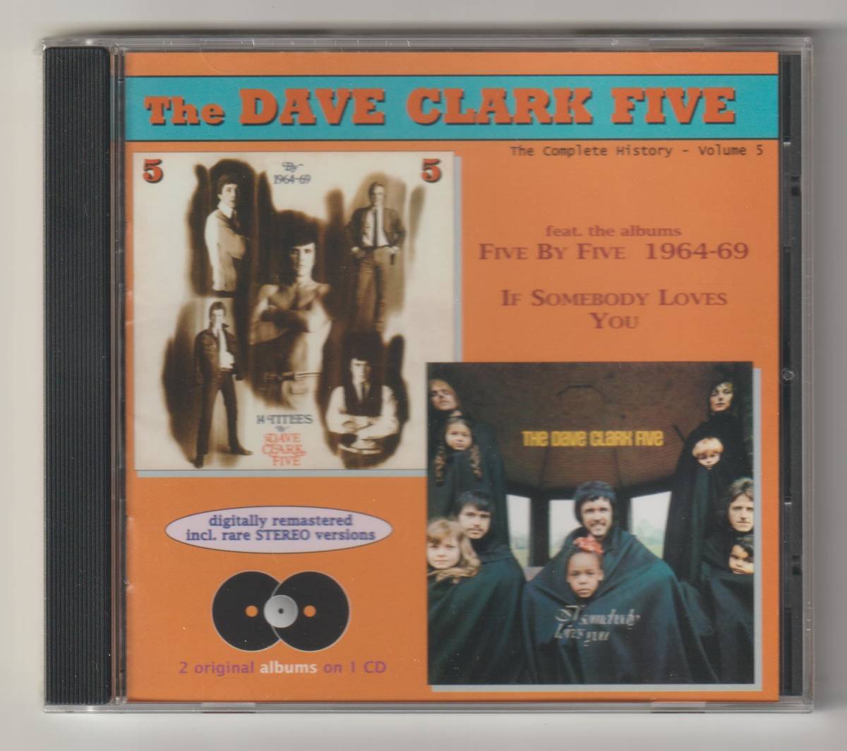 【新品/輸入盤CD】THE DAVE CLARK FIVE/Five By Five 1964-1969 & If Somebody Loves You_画像1